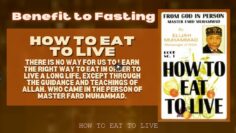 #Fasting | 15 takeaways from #HowToEatToLive :  Book 1 Ch. 6
